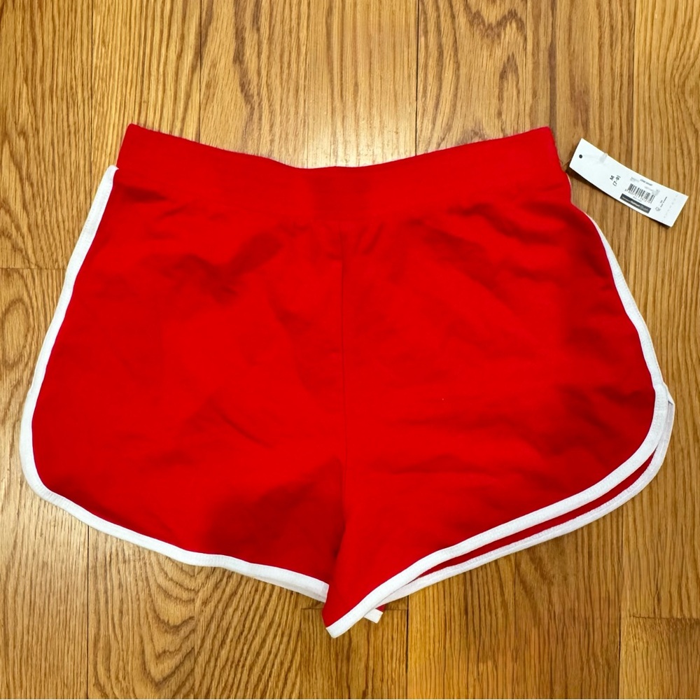 No Boundaries Girls Kids Red White Stripe Shorts Medium 7 9